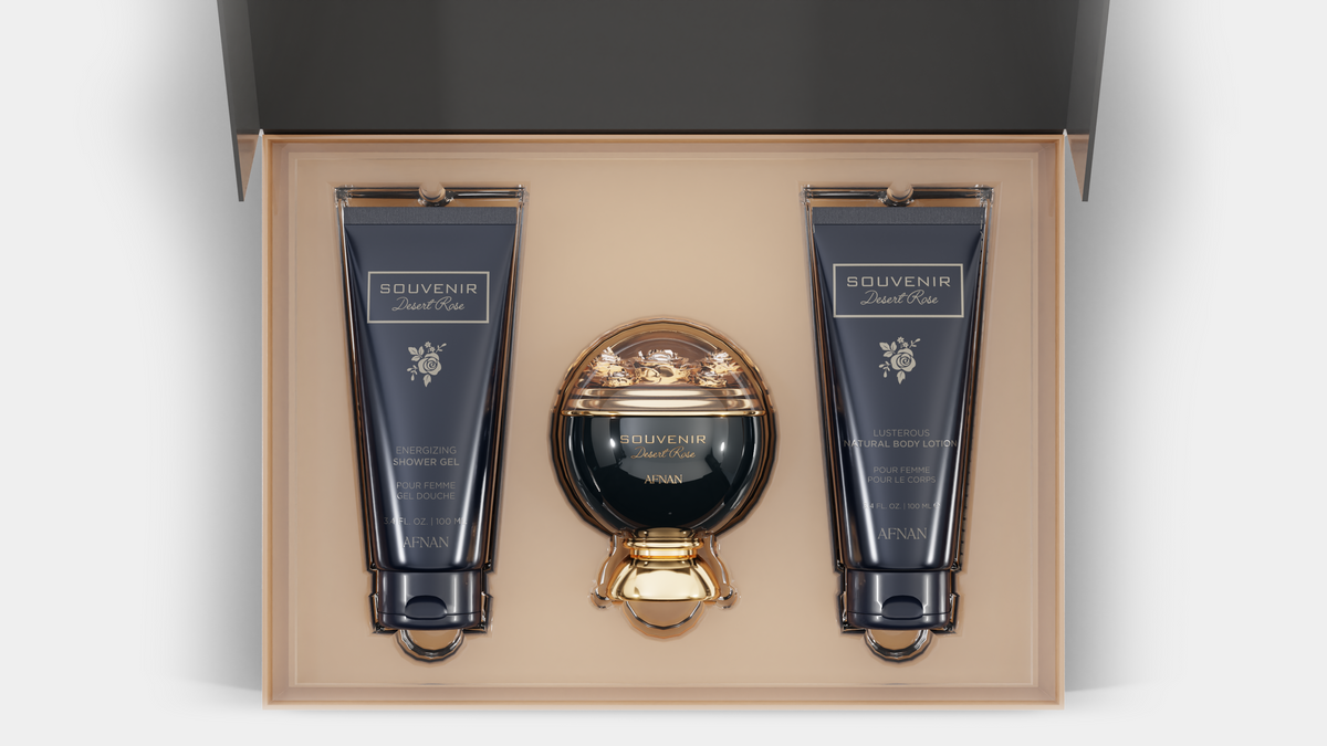 SET REGALO SOUVENIR DESERT ROSE